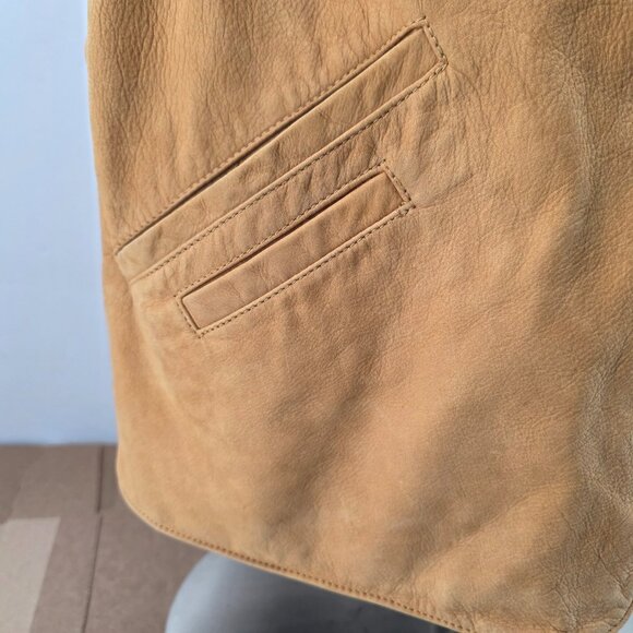 Willis & Geiger Outfitters Mens Vest Suede Leather Jacket Classic Western XL T - Picture 6 of 12